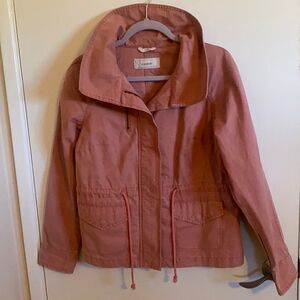 Soft Pink lightweight utility jacket-Size Small